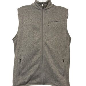 Southern Tide Men's Sampson Peak Full Zip Up Vest Gray XL
